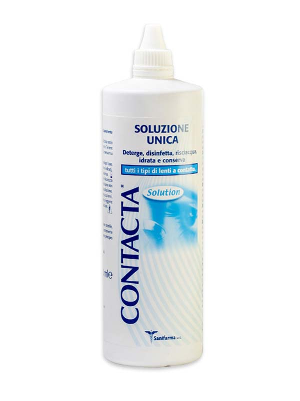 SANIFARMA - Contacta Solution 360 Ml - Soluzione Unica Sterile Per