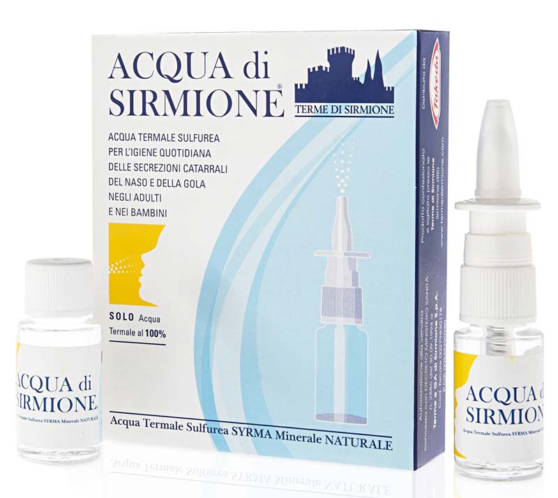 Acqua Sirmione Minerale Naturale Sulfurea 6 Flaconcini da 15 Ml