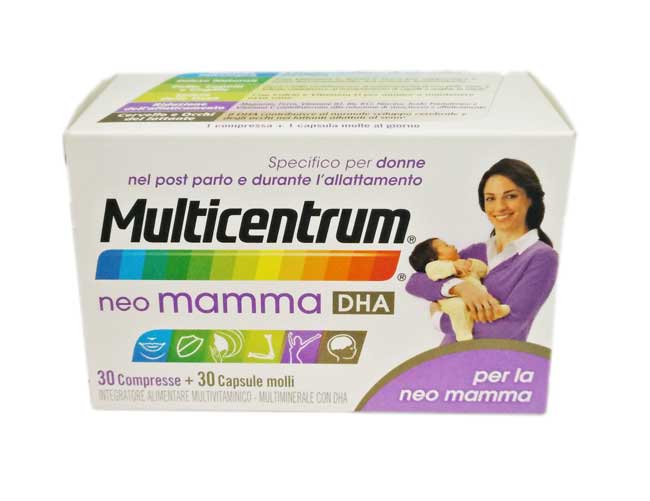 MULTICENTRUM NEO MAMMA DHA 30 COMPRESSE + 30 CAPSULE MOLLI