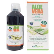 ALOE VERA PURO SUCCO FRESCO CON MIRTILLO NATURPHARMA 1000 ML