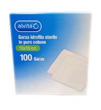 ALVITA GARZA COMPRESSA IDROFILA 10X10CM 100 PEZZI