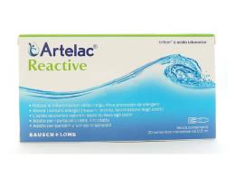 ARTELAC REACTIVE SOLUZIONE OFTALMICA MONODOSE 20 UNITA’ DA 0,5 ML