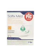 CEROTTO PIC SOFFIX MED IN TNT CON TAMPONE CENTRALE ASSORBENTE STERILE MONOUSO 10X6 CM ANTIBATTERICO 5 PEZZI