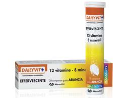 DAILYVIT+ 12 VITAMINE 8 MINERALI EFFERVESCENTE 20 COMPRESSE