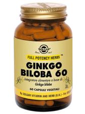 GINKGO BILOBA 60 60 CAPSULE VEGETALI