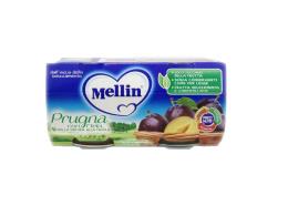 MELLIN OMOGENEIZZATO PRUGNA MELA 100 G 2 PEZZI