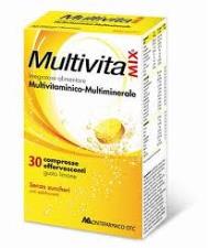 MULTIVITAMIX SENZA ZUCCHERO 30 COMPRESSE EFFERVESCENTI