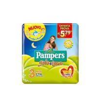 PANNOLINO PER BAMBINO PAMPERS SOLE & LUNA MIDI 20 PEZZI