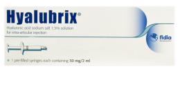 SIRINGA INTRA-ARTICOLARE HYALUBRIX ACIDO IALURONICO 1,5% 30MG 2 ML
